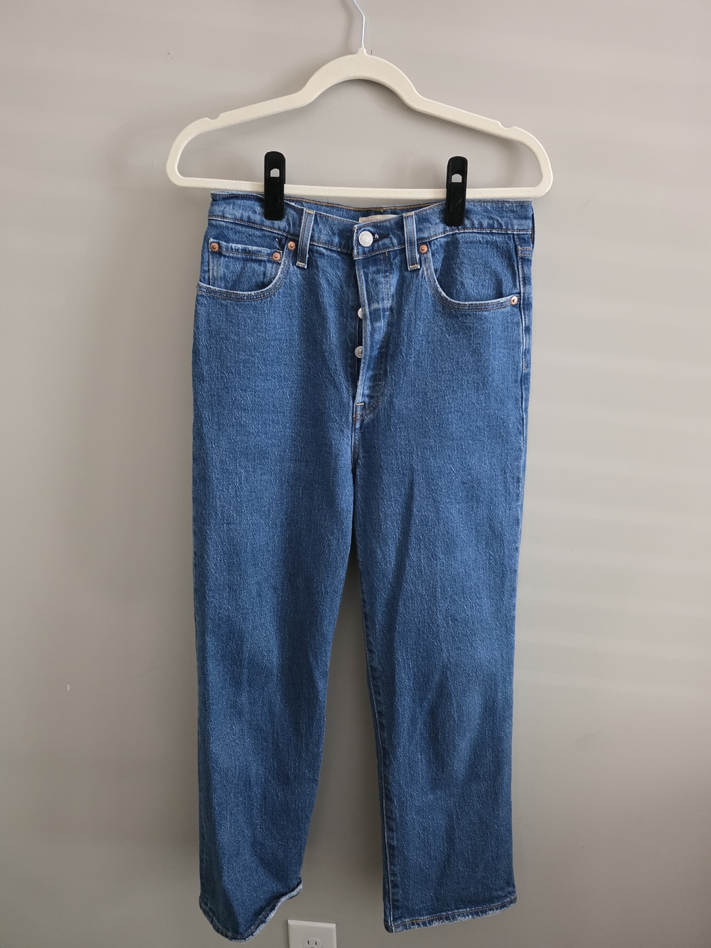 Levi's Ribcage Straight Ankle Jeans